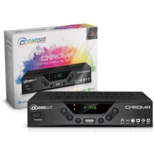 Receptor Alphasat Chroma IPTV WiFi Full HD 