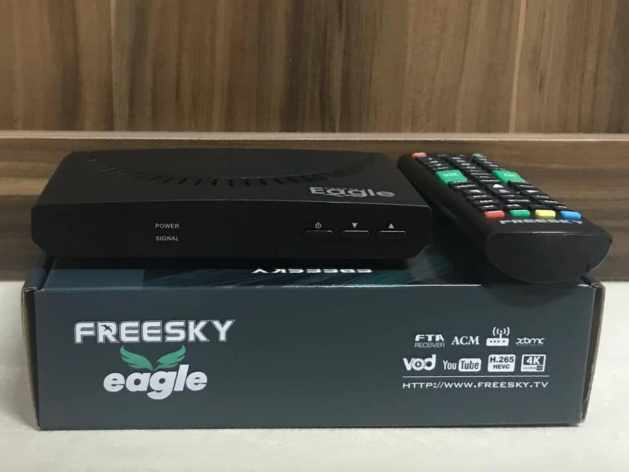 Receptor Freesky Eagle 4K H265 VOD IPTV 