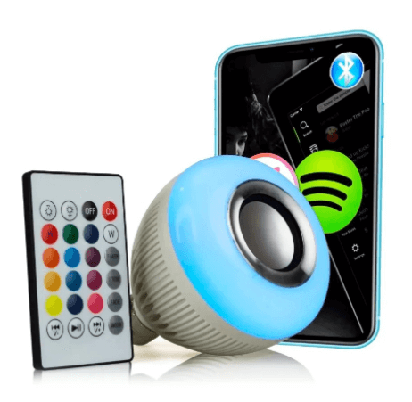 Lâmpada Led Rgb Colorido Bluetooth